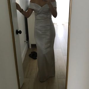 Marciano Satin Evening Dress